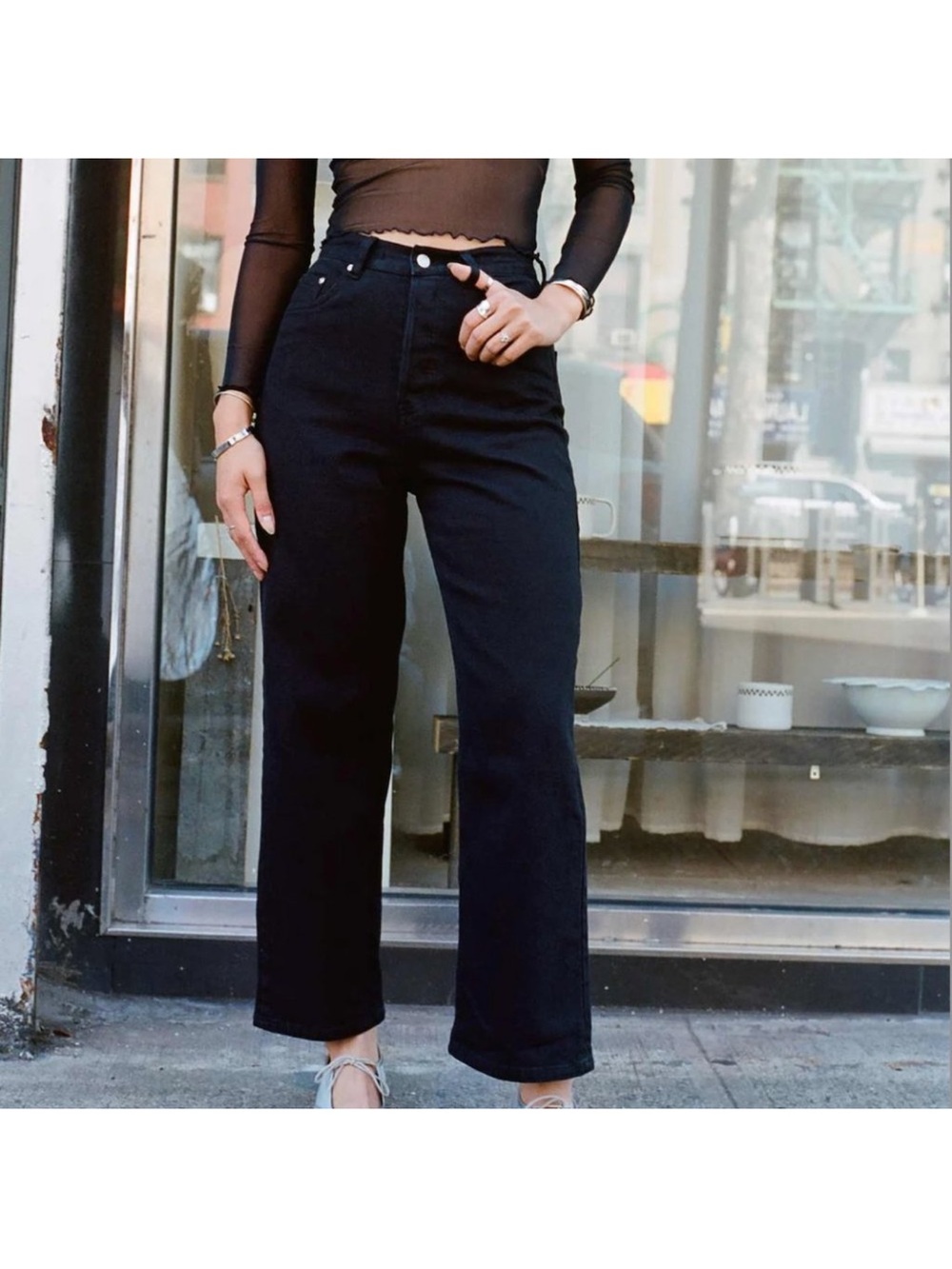 Wray NYC Hester Jean Blue Size 4